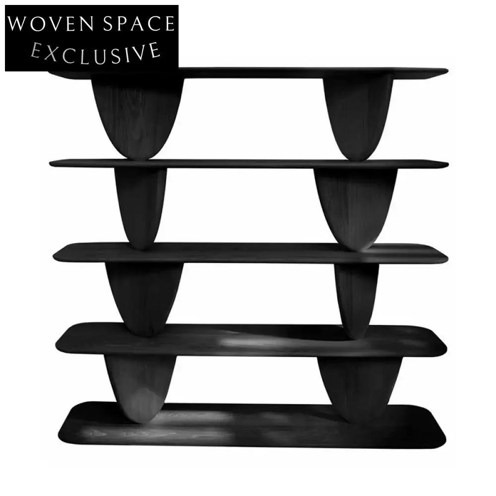 Modern Nordic Solid Ash Wood Storage Display Living Room Cabinet