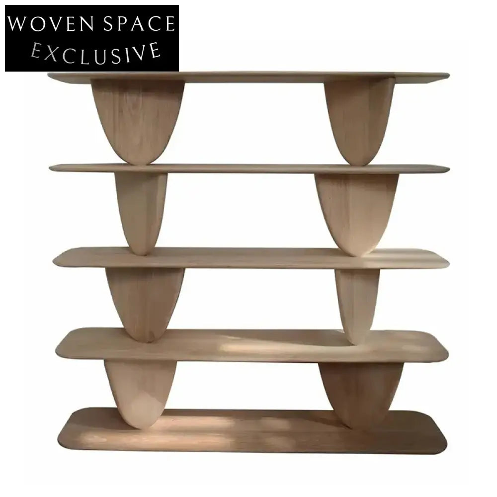 Modern Nordic Solid Ash Wood Storage Display Living Room Cabinet