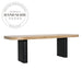 Modern Nordic Solid Oak 8-10 Seat Luxury Dining Table