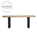 Modern Nordic Solid Oak 8-10 Seat Luxury Dining Table