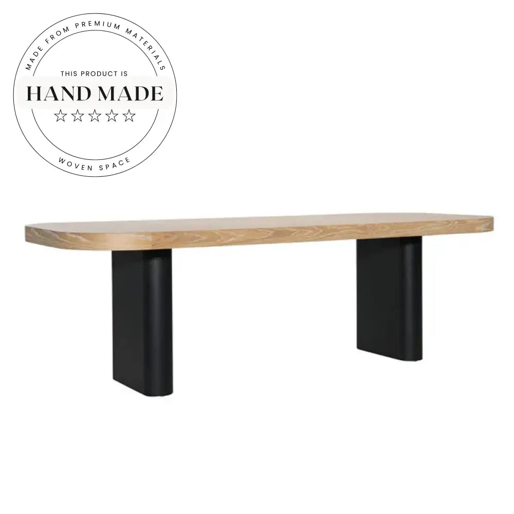 Modern Nordic Solid Oak 8-10 Seat Luxury Dining Table