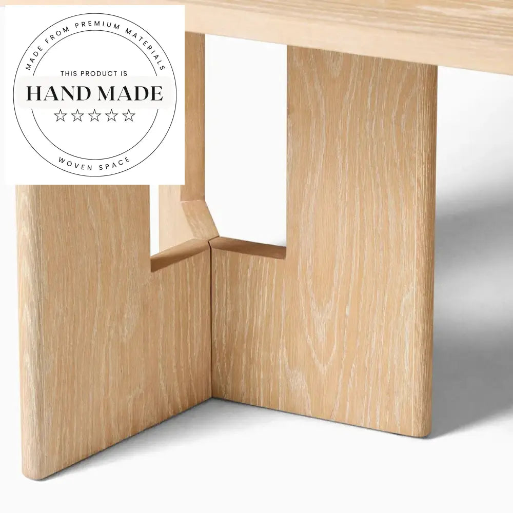 Modern Nordic Solid Wood 6 Seater Long Workbench Dining Table