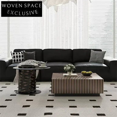 Modern Nordic Solid Wood Coffee Table & Side Table Set