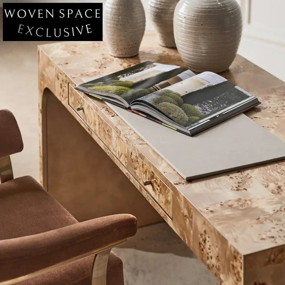 Modern Nordic Solid Wood Dressing Table with Storage Drawers for Bedroom