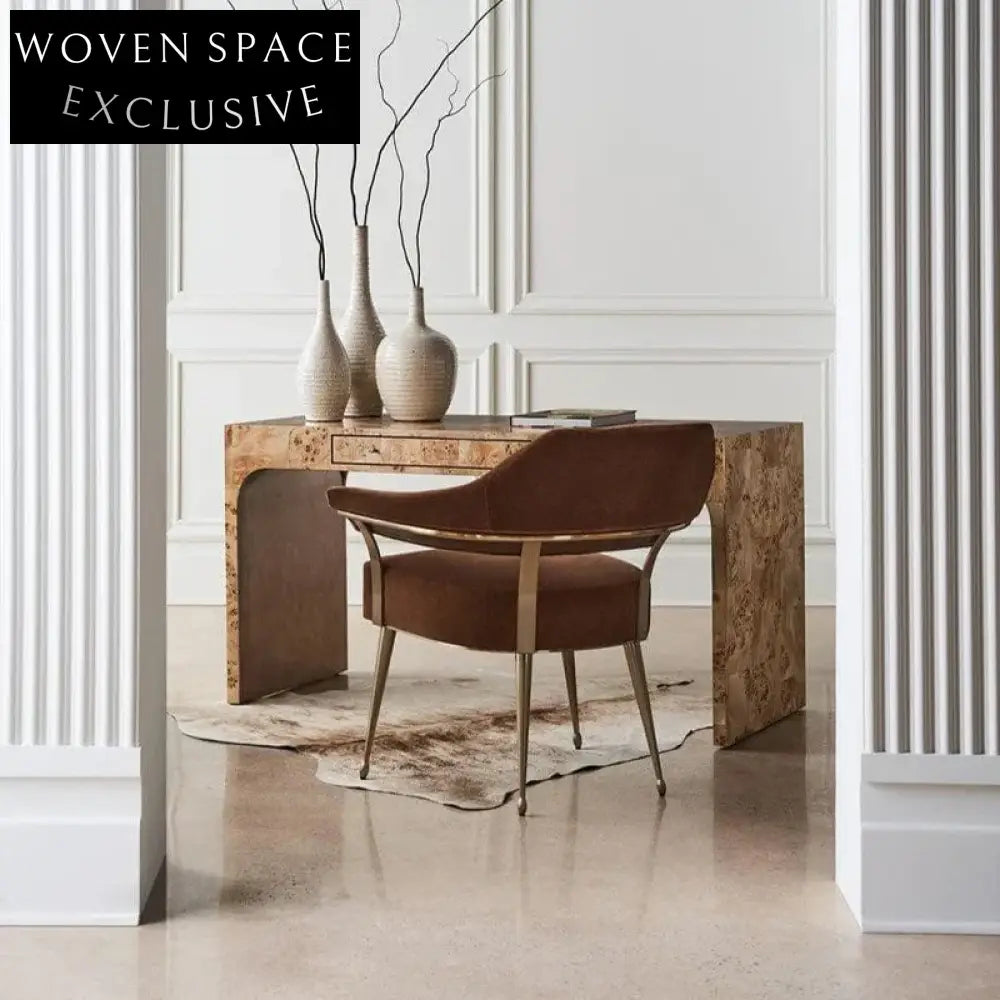 Modern Nordic Solid Wood Dressing Table with Storage Drawers for Bedroom