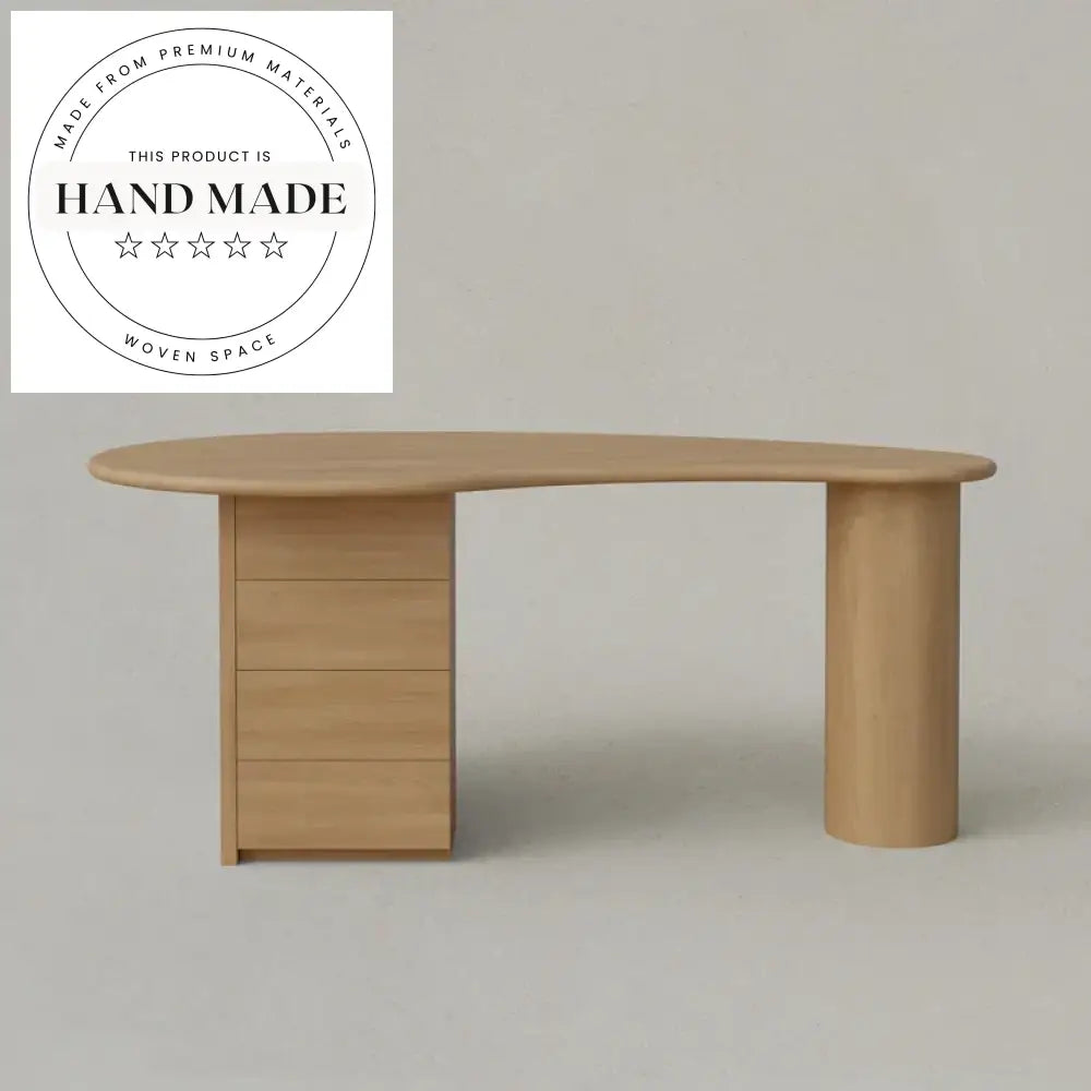 Modern Nordic Solid Wood Executive Studio Home Office Desk