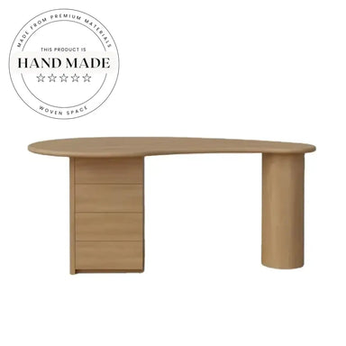 Modern Nordic Solid Wood Executive Studio Home Office Desk