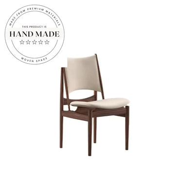 Modern Nordic Solid Wood Leather Dining Chair for Kitchen Restaurant Home Study