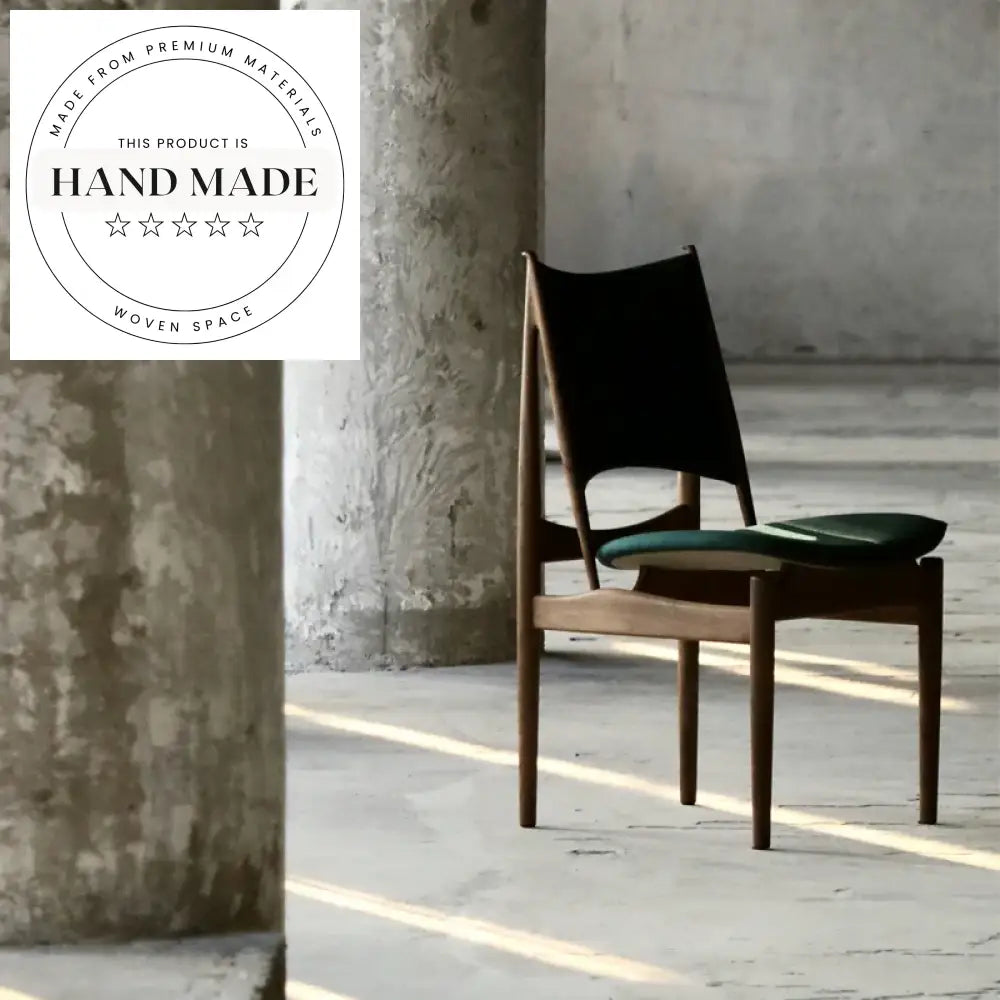 Modern Nordic Solid Wood Leather Dining Chair for Kitchen Restaurant Home Study