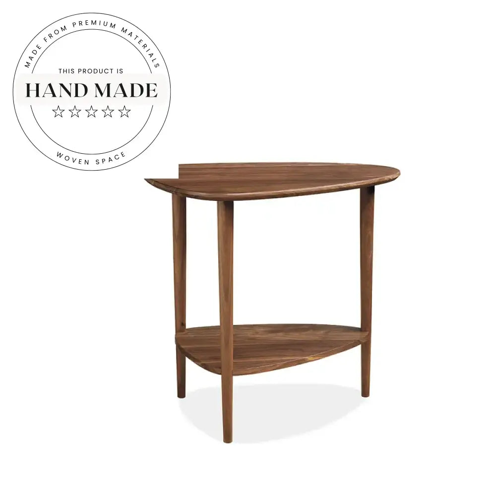 Modern Nordic Solid Wood Living Room Sofa End Side Table