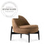 Modern Nordic Solid Wood Recliner Lounge Armchair for Living Room