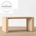 Modern Nordic Solid Wood Rectangle Storage Study Office Desk