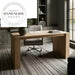 Modern Nordic Solid Wood Rectangle Storage Study Office Desk
