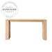 Modern Nordic Solid Wood Rectangle Storage Study Office Desk