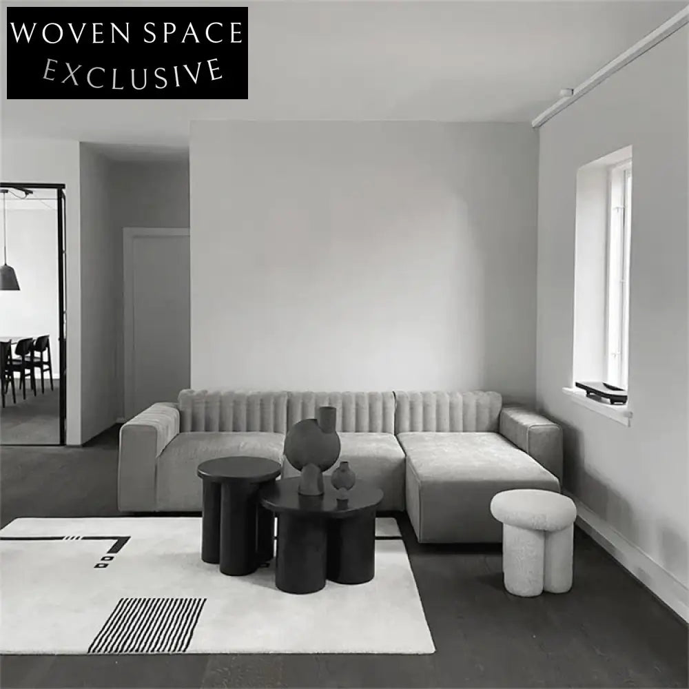 Modern Nordic Solid Wood Round Living Room Center Coffee Table