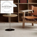 Modern Nordic Solid Wood Round Luxury Sofa Side Table