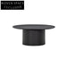 Modern Nordic Solid Wood Round Nesting Coffee Table Set for Living Room