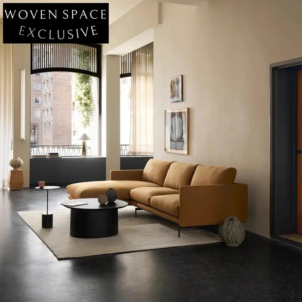 Modern Nordic Solid Wood Round Nesting Coffee Table Set for Living Room