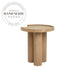 Modern Nordic Solid Wood Round Tray Living Room Side Table
