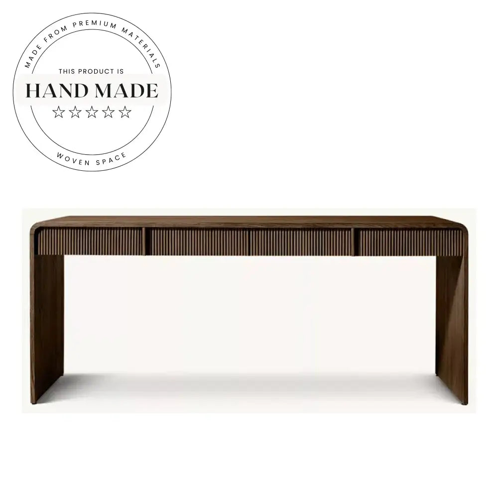 Modern Nordic Solid Wood Storage Study Table Computer Desk