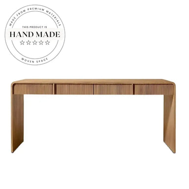 Modern Nordic Solid Wood Storage Study Table Computer Desk