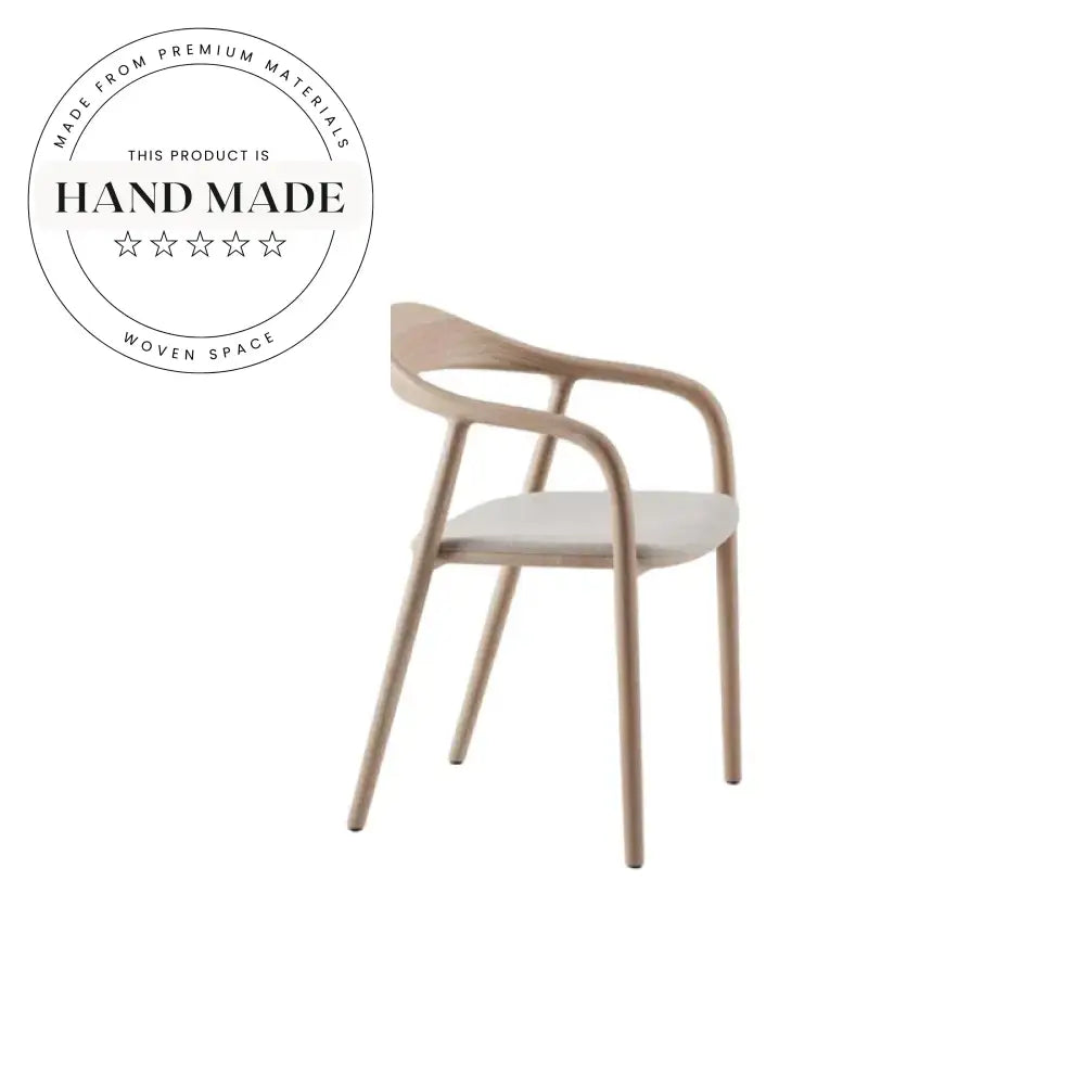 Modern Nordic Solid Wood Upholstered Dining Chair for Home & Hotel