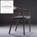 Modern Nordic Solid Wood Upholstered Dining Chair for Home & Hotel