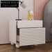 Modern Nordic Square Solid Wood Plywood Nightstand Bedside End Table