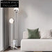Modern Nordic Stainless Steel LED Floor Lamp, Elegant Corner Living Room Lighting