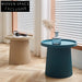 Modern Nordic Style Colorful Round Durable Plastic Coffee Table Sofa Side