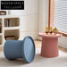 Modern Nordic Style Colorful Round Durable Plastic Coffee Table Sofa Side