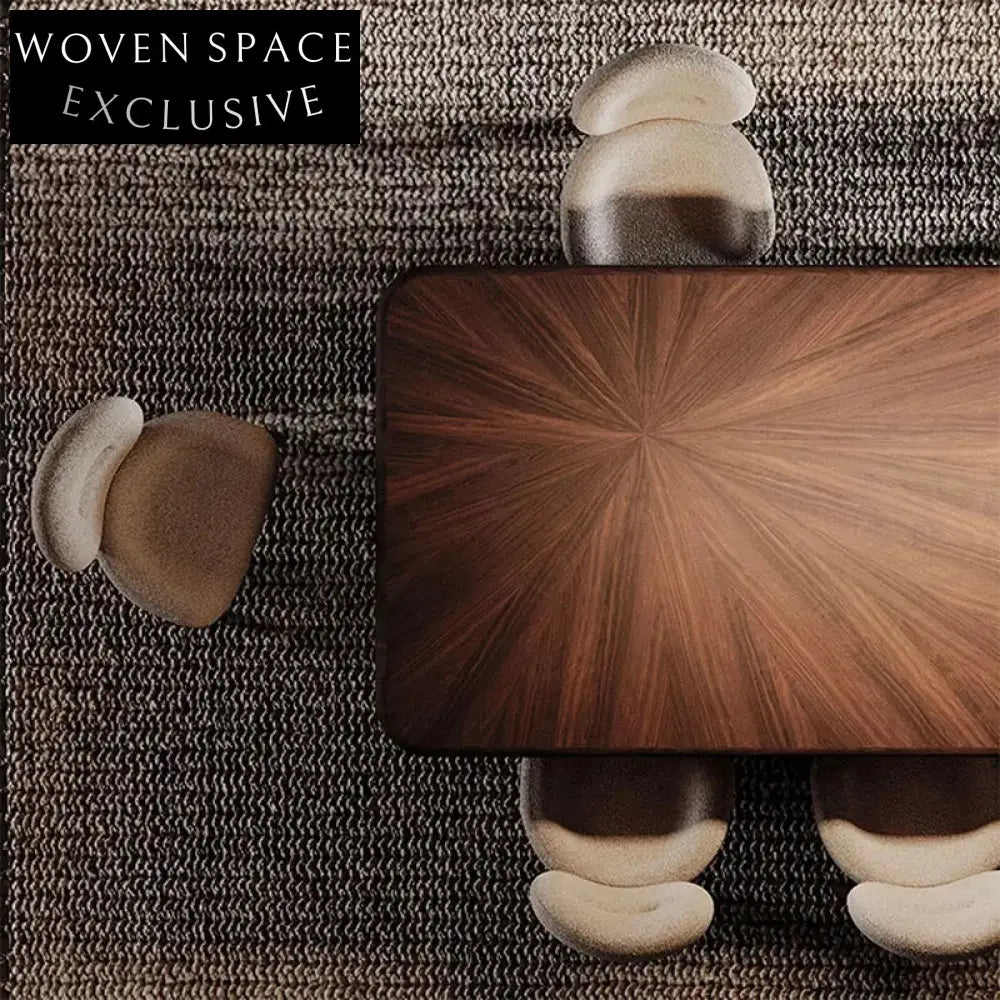 Modern Nordic Teddy Fabric Backrest Solid Ash Wood Dining Chair