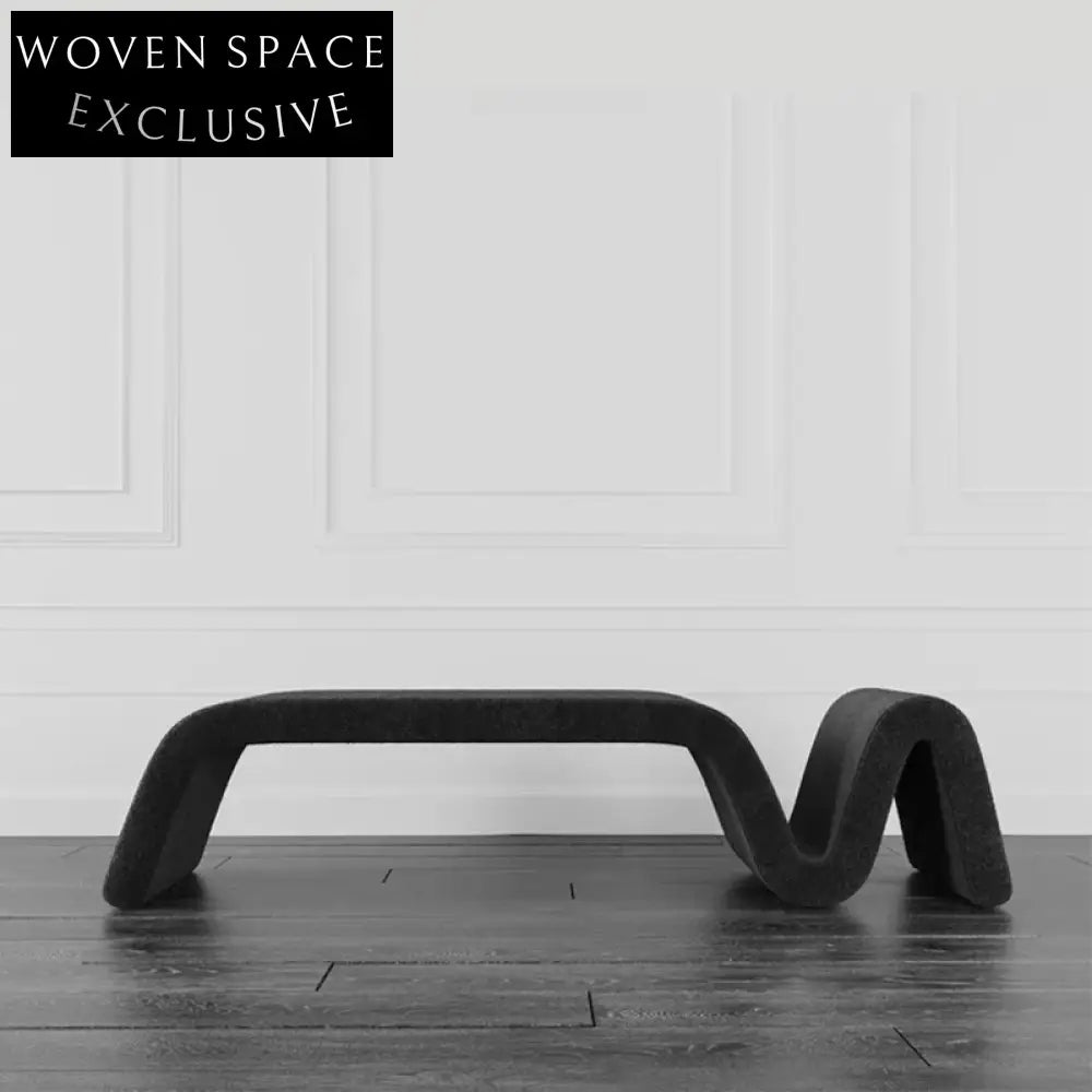 Modern Nordic Upholstered Fabric Living Room Bedroom Entryway Bench Stool