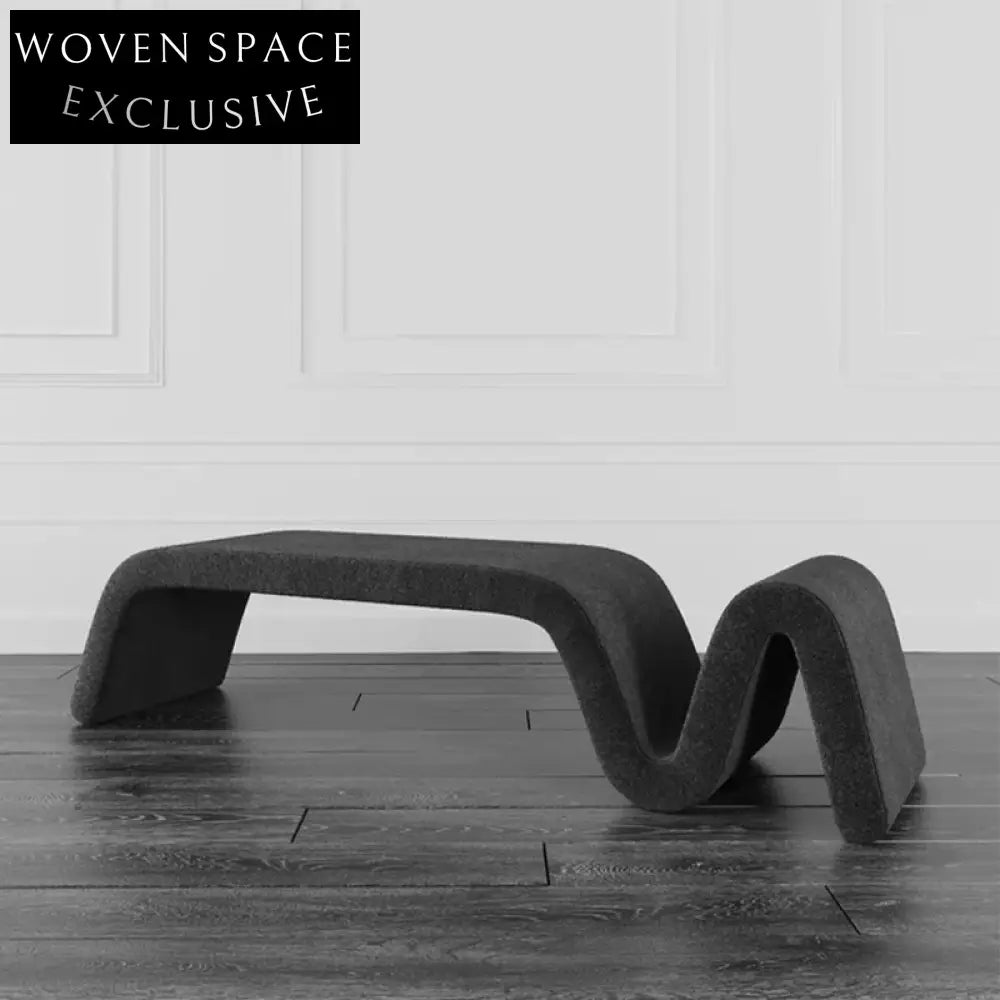 Modern Nordic Upholstered Fabric Living Room Bedroom Entryway Bench Stool