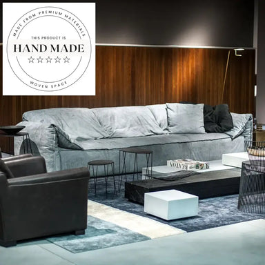 Modern Nordic Velvet Italian Style Convertible 3 Seater Office Sofa