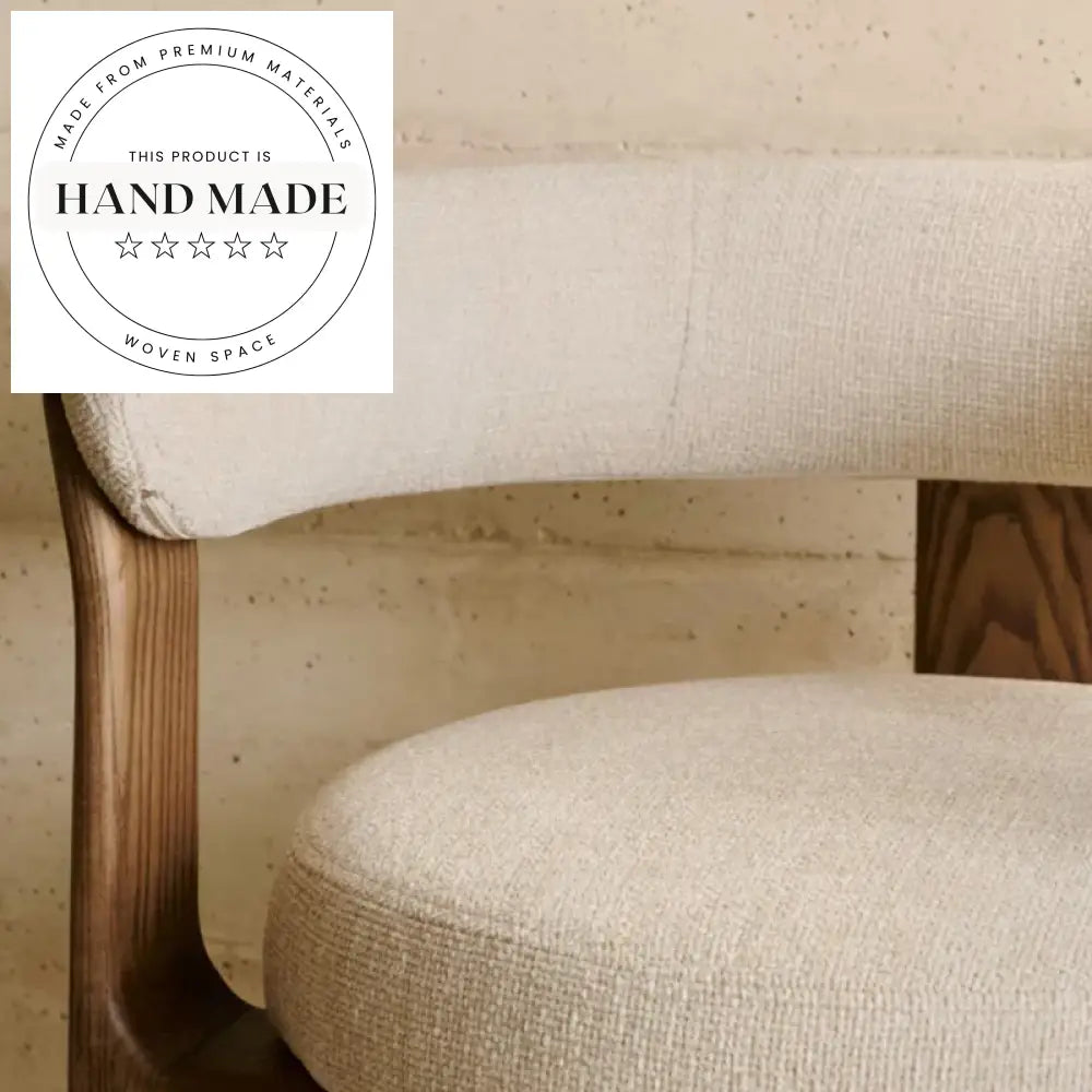 Modern Nordic Velvet Upholstered Dining Chair with Solid Wood Frame