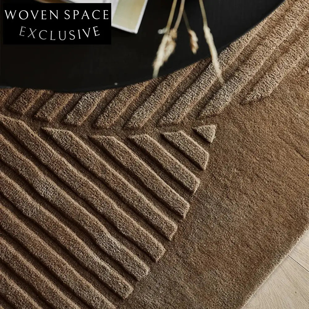 Modern Nordic Vintage High-End Solid Color Pattern Area Rug