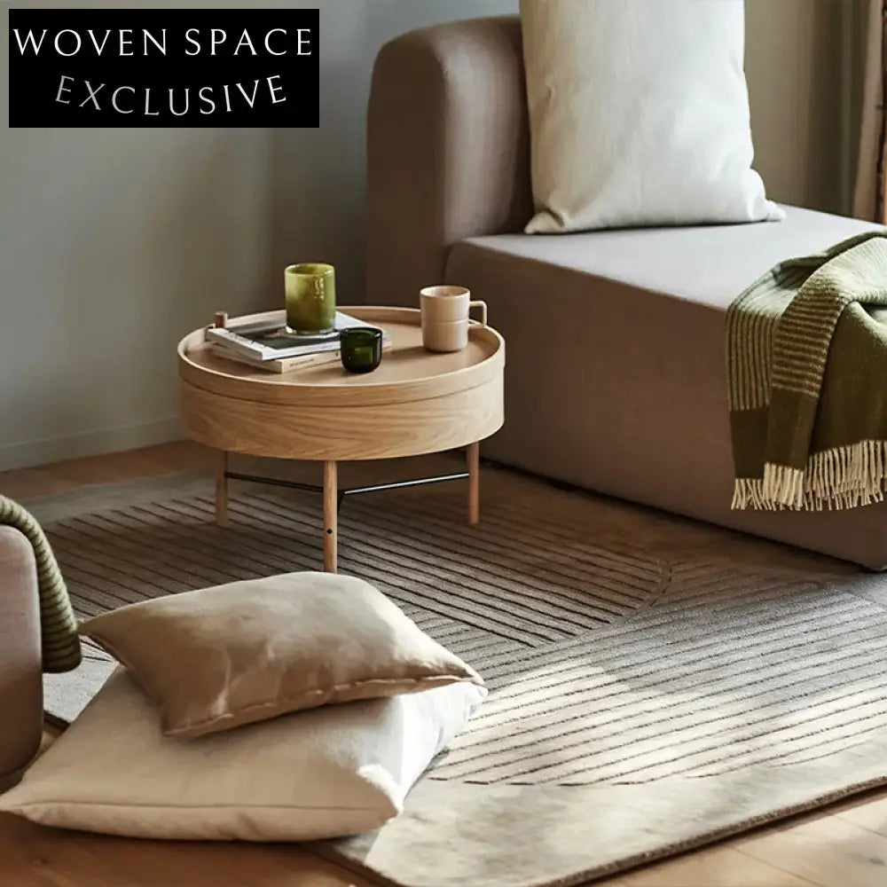 Modern Nordic Vintage High-End Solid Color Pattern Area Rug