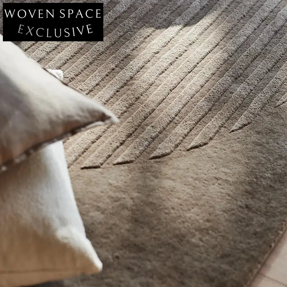 Modern Nordic Vintage High-End Solid Color Pattern Area Rug