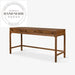 Modern Nordic Walnut Solid Wood Secretary Writing Computer Desk