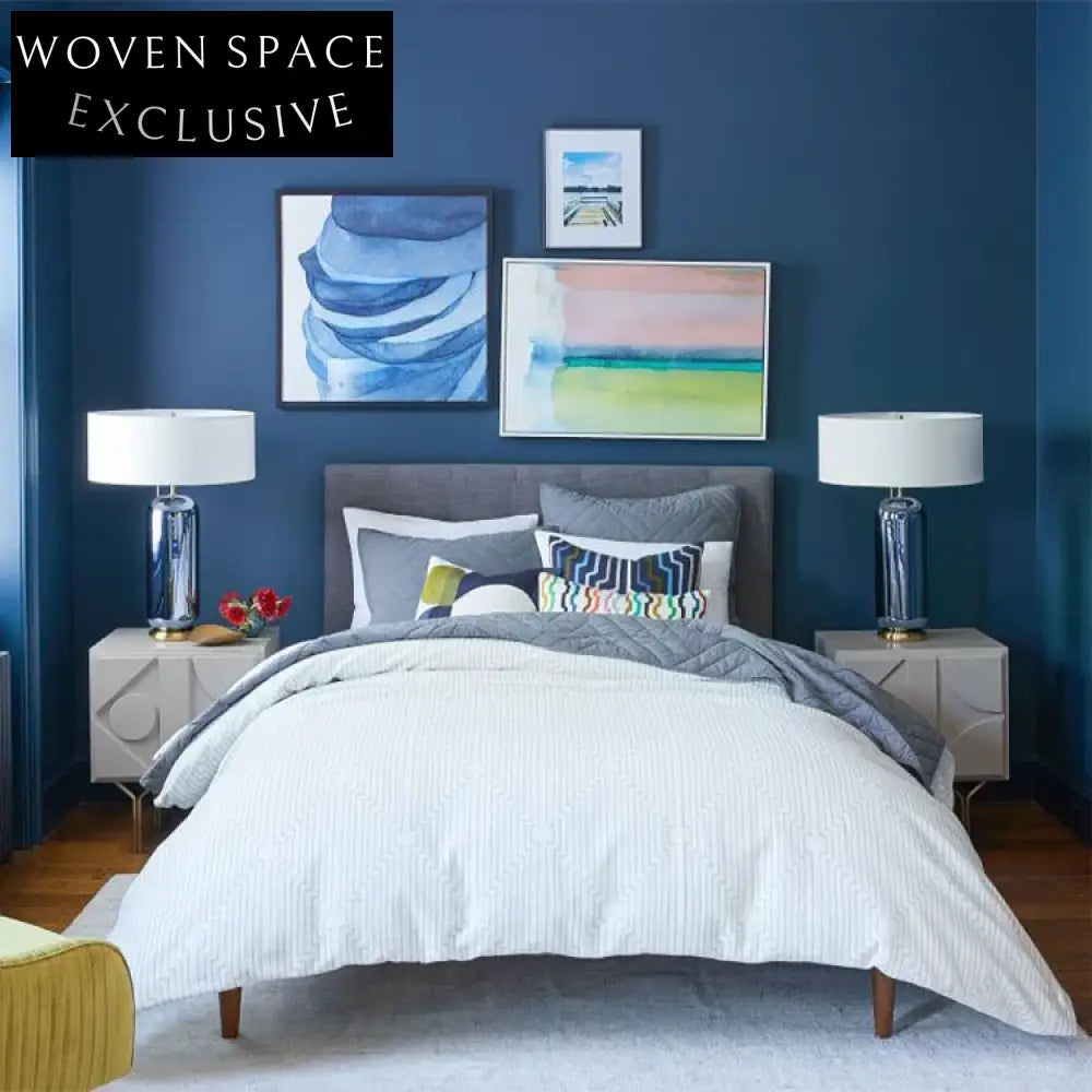 Modern Nordic White Plywood Storage Nightstand with Elegant Design for Bedroom