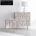 Modern Nordic White Plywood Storage Nightstand with Elegant Design for Bedroom