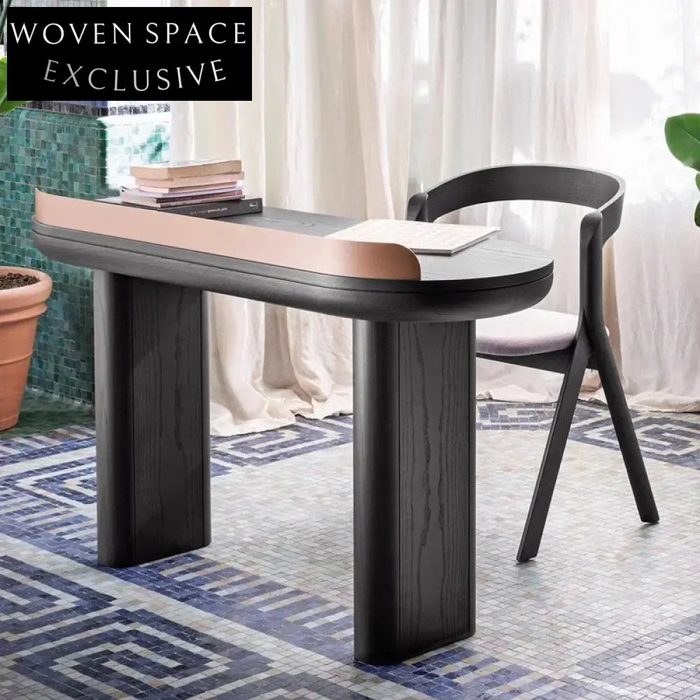 Modern Nordic Wood Computer Desk for Home Office Bedroom Study