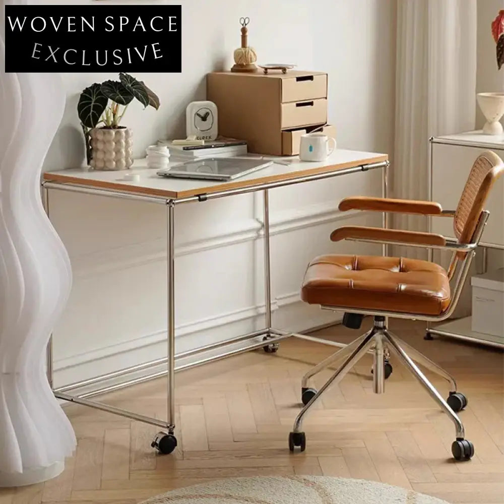Modern Nordic Wooden Dressing Table for Bedroom or Home Office