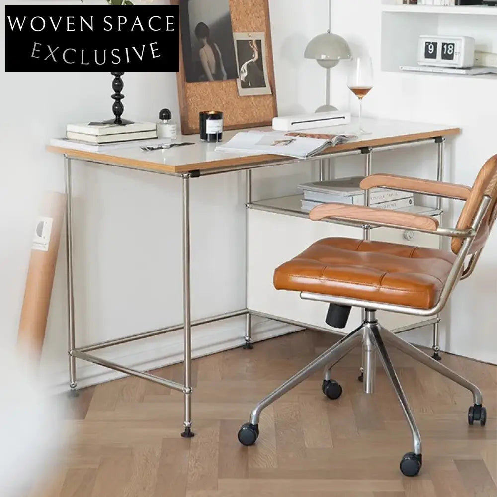 Modern Nordic Wooden Dressing Table for Bedroom or Home Office