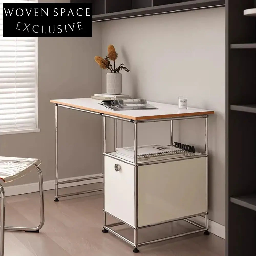 Modern Nordic Wooden Dressing Table for Bedroom or Home Office