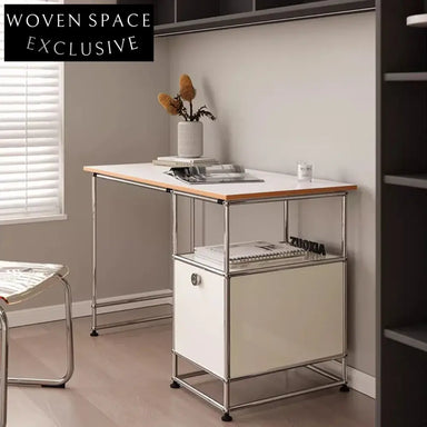 Modern Nordic Wooden Dressing Table for Bedroom or Home Office