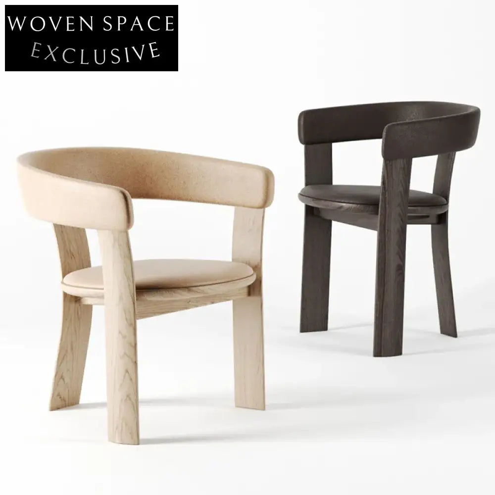 Modern Nordic Wooden Upholstered Dining Room & Restaurant Chair