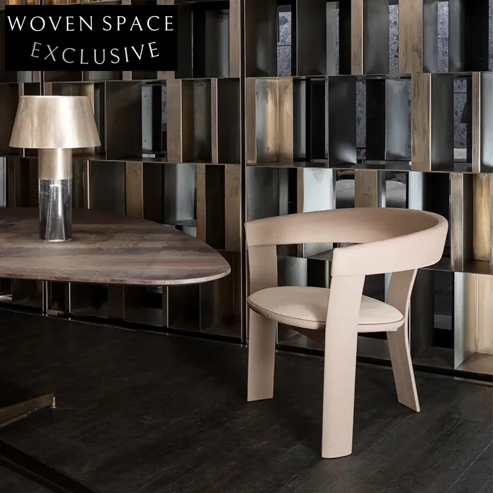 Modern Nordic Wooden Upholstered Dining Room & Restaurant Chair