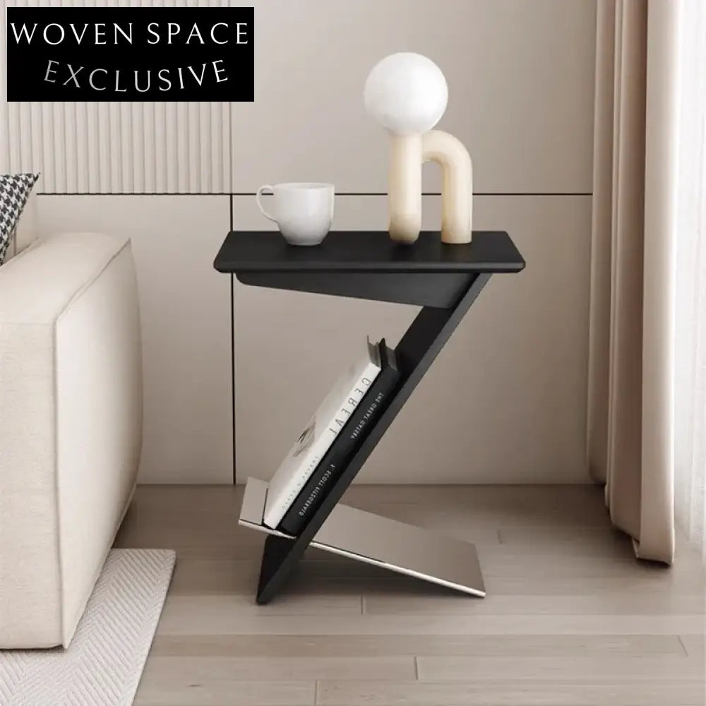 Modern Nordic Z-Shaped Solid Ash Wood Small Living Room Coffee Table